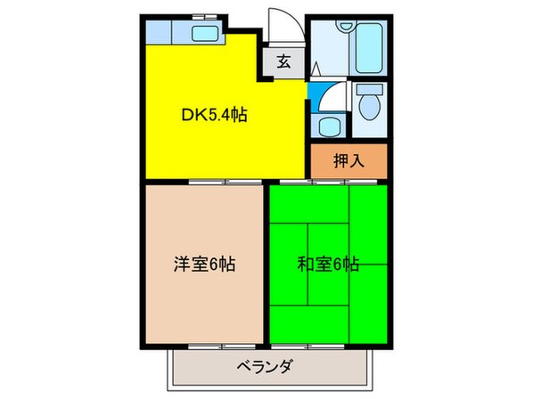 サンフォレスタの物件間取画像